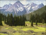 Ralph Oberg - From Molas Divide - oil on panel - 11 x 14